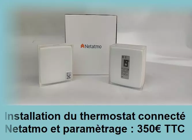 installation thermostat connecté Netatmo à Rennes